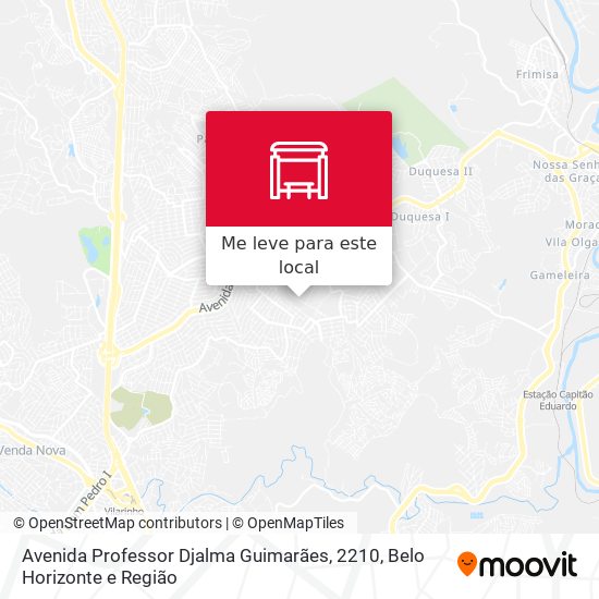Avenida Professor Djalma Guimarães, 2210 mapa