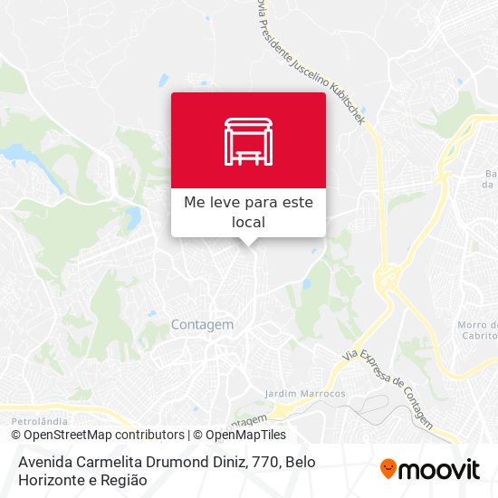 Avenida Carmelita Drumond Diniz, 770 mapa