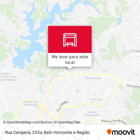Rua Cerejeira, 255a mapa