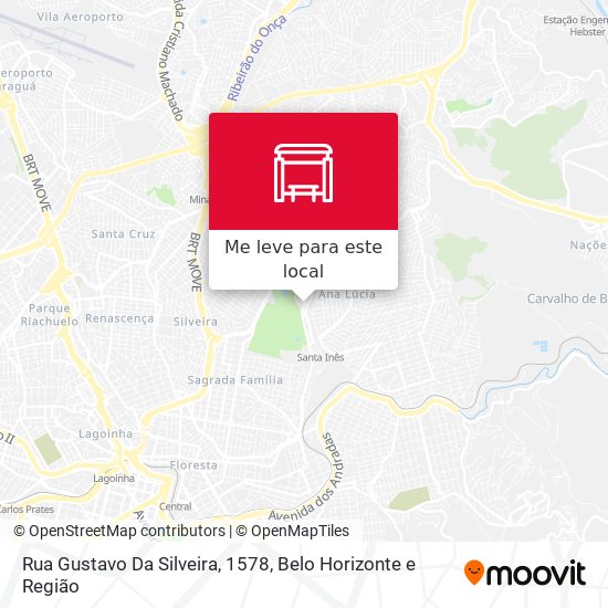 Rua Gustavo Da Silveira, 1578 mapa