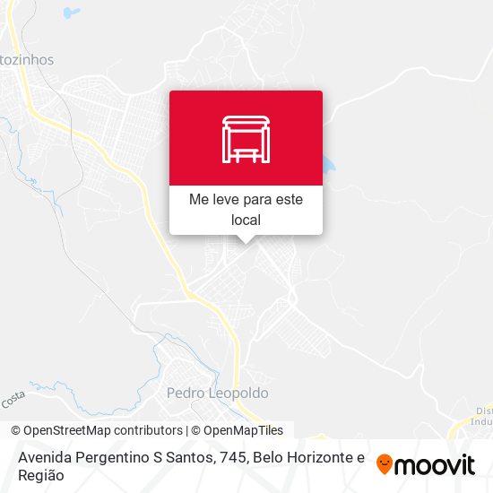 Avenida Pergentino S Santos, 745 mapa