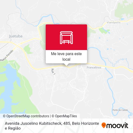 Avenida Juscelino Kubitscheck, 485 mapa