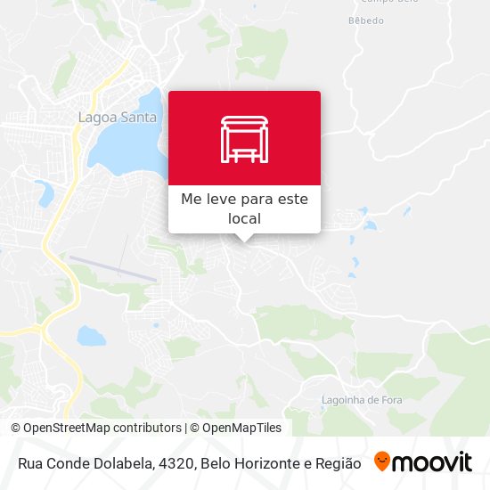 Rua Conde Dolabela, 4320 mapa