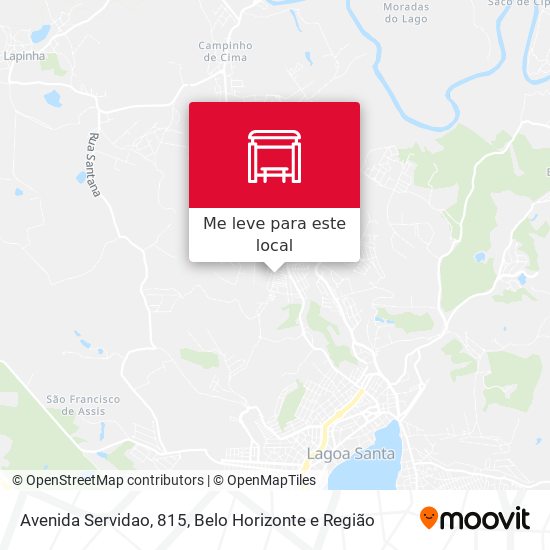 Avenida Servidao, 815 mapa