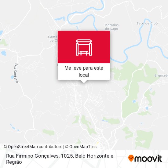 Rua Firmino Gonçalves, 1025 mapa