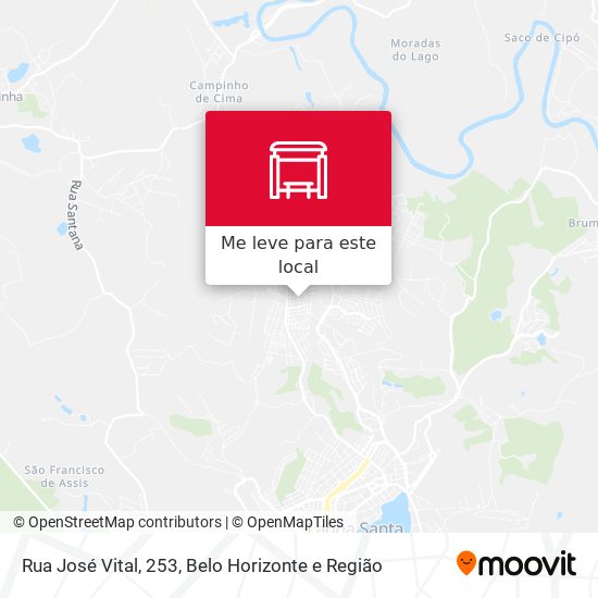 Rua José Vital, 253 mapa