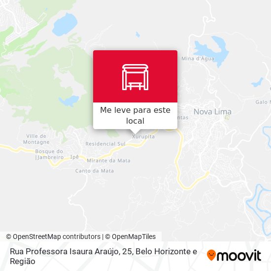 Rua Professora Isaura Araújo, 25 mapa