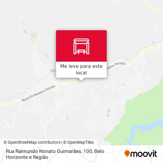 Rua Raimundo Nonato Guimarães, 100 mapa