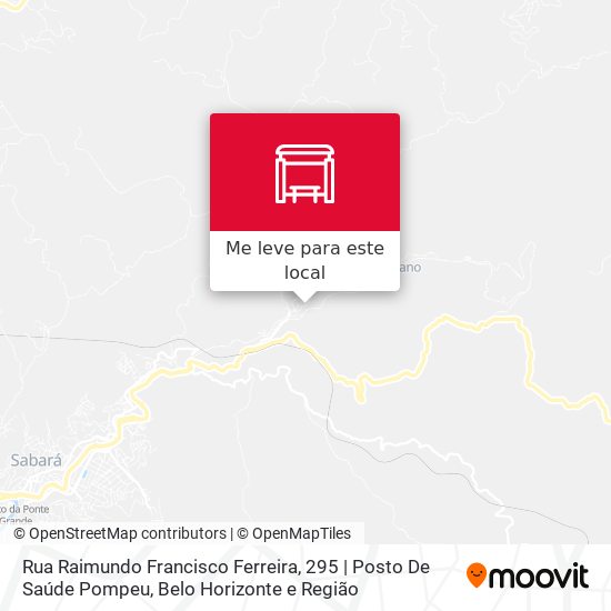 Rua Raimundo Francisco Ferreira, 295 | Posto De Saúde Pompeu mapa