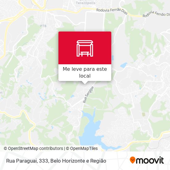 Rua Paraguai, 333 mapa