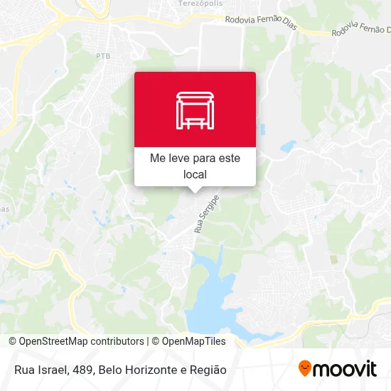 Rua Israel, 489 mapa