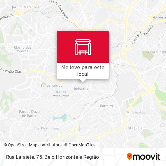 Rua Lafaiete, 75 mapa