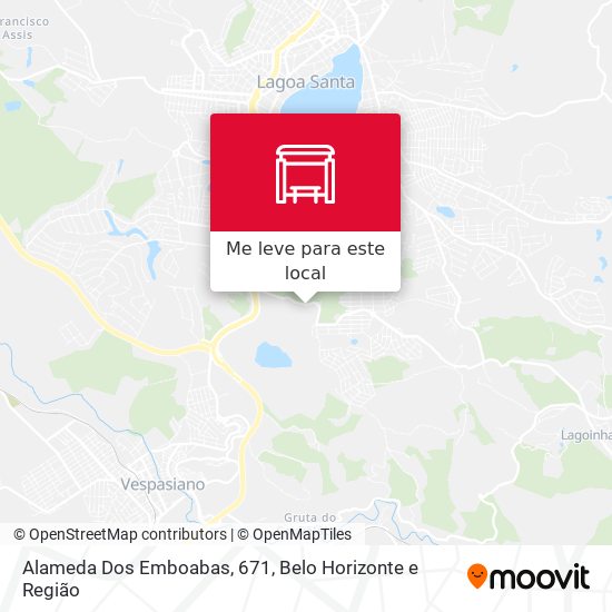 Alameda Dos Emboabas, 671 mapa