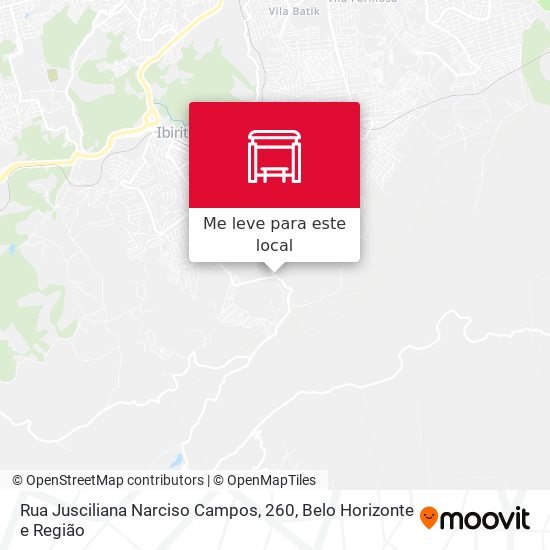 Rua Jusciliana Narciso Campos, 260 mapa