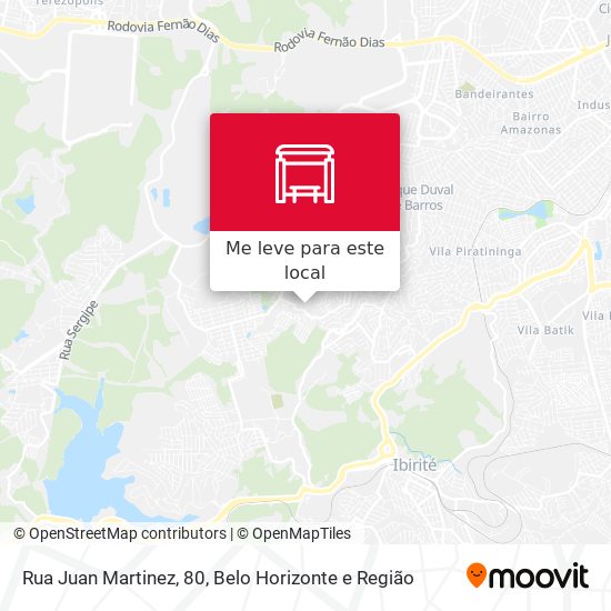 Rua Juan Martinez, 80 mapa