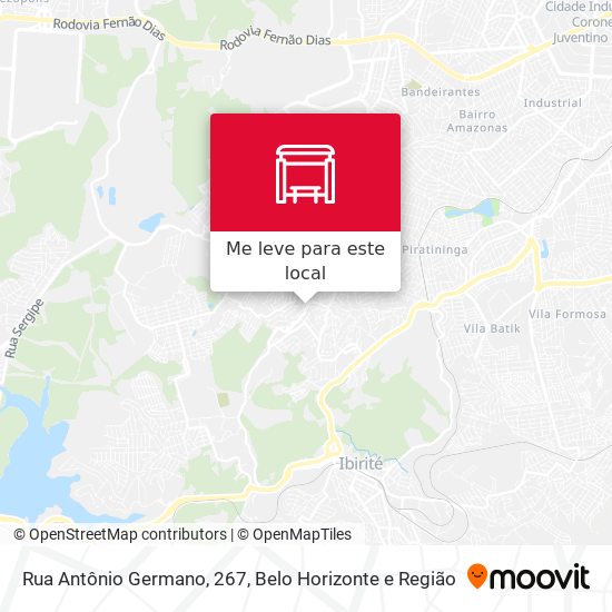 Rua Antônio Germano, 267 mapa