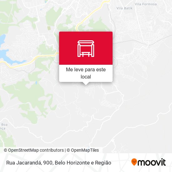 Rua Jacarandá, 900 mapa