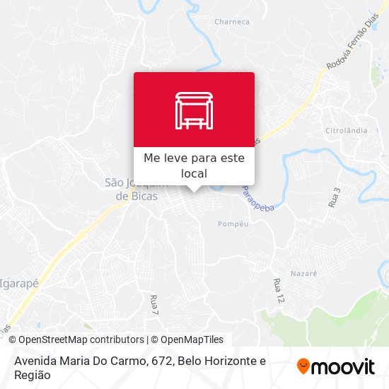 Avenida Maria Do Carmo, 672 mapa