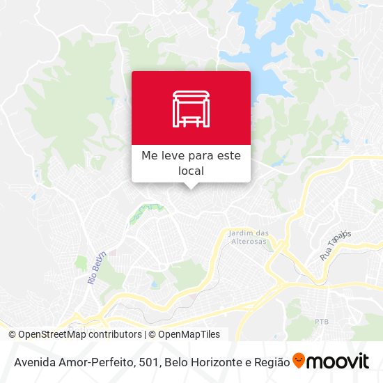 Avenida Amor-Perfeito, 501 mapa
