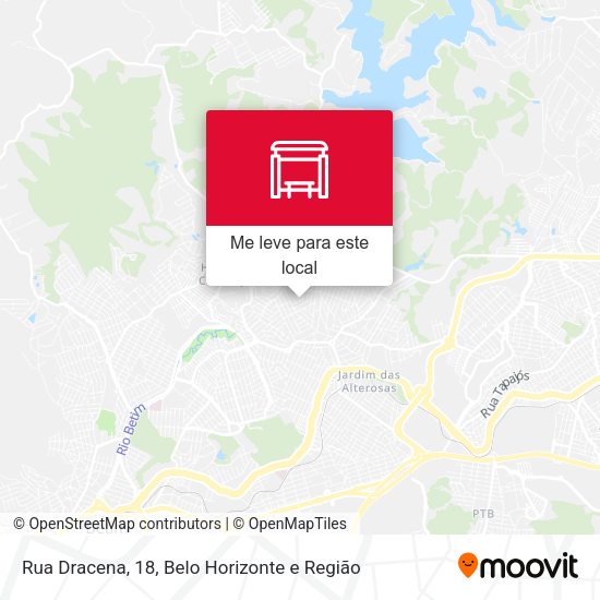 Rua Dracena, 18 mapa