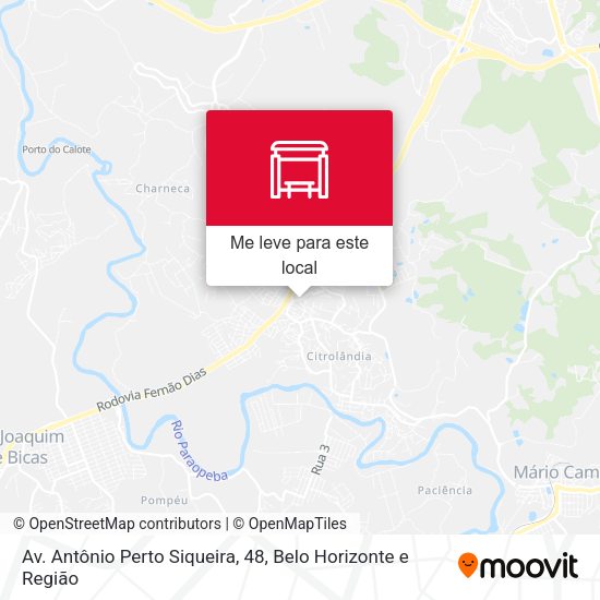 Av. Antônio Perto Siqueira, 48 mapa