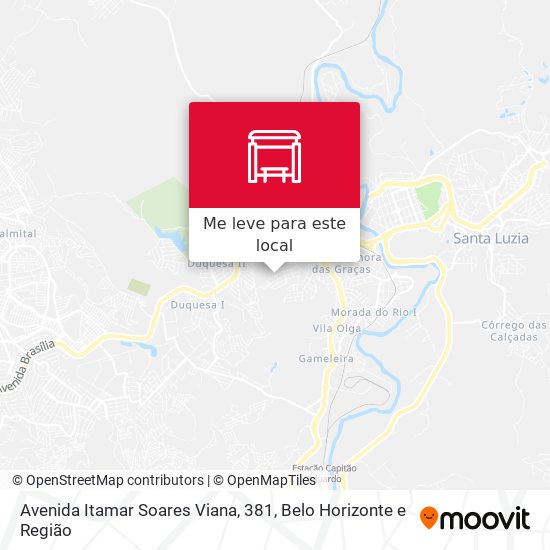 Avenida Itamar Soares Viana, 381 mapa