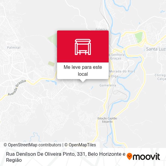 Rua Denílson De Oliveira Pinto, 331 mapa
