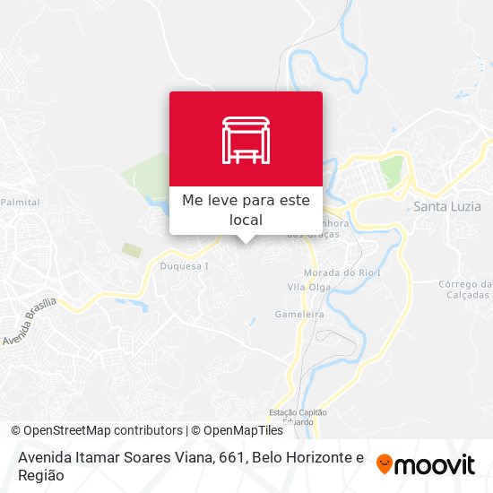 Avenida Itamar Soares Viana, 661 mapa