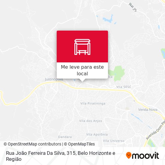 Rua João Ferreira Da Silva, 315 mapa