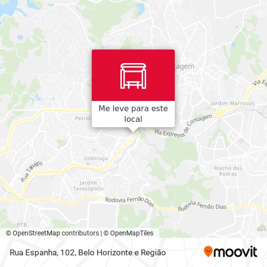 Rua Espanha, 102 mapa