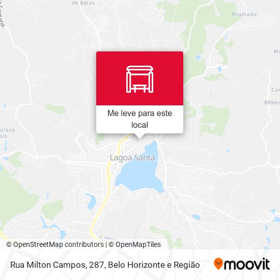 Rua Milton Campos, 287 mapa