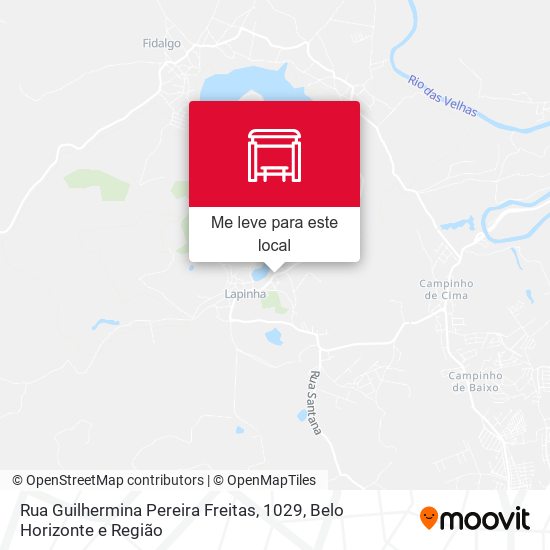 Rua Guilhermina Pereira Freitas, 1029 mapa