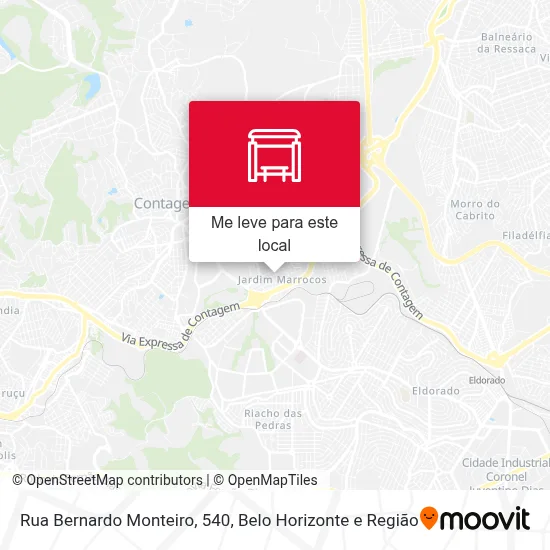 Rua Bernardo Monteiro, 540 mapa