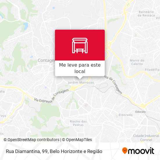 Rua Diamantina, 99 mapa