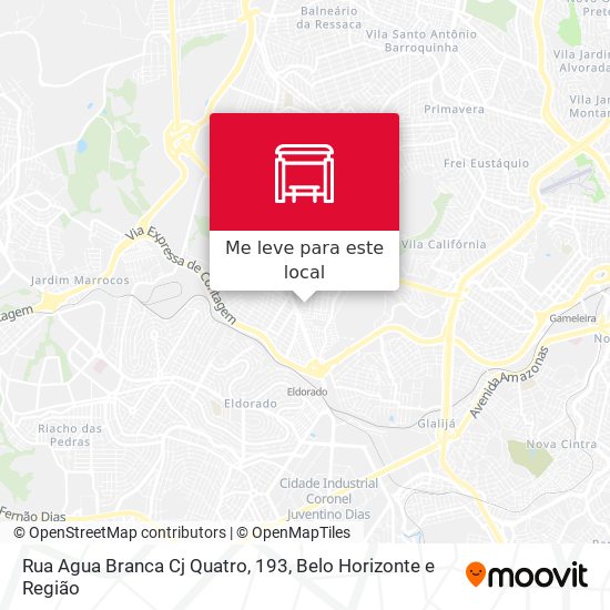 Rua Agua Branca Cj Quatro, 193 mapa