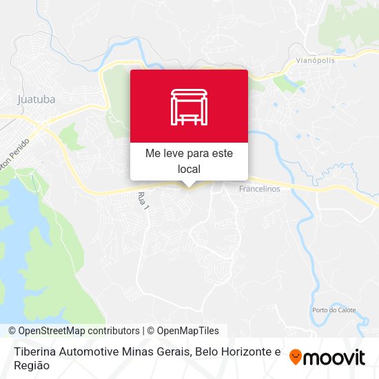 Tiberina Automotive Minas Gerais mapa
