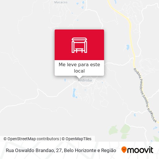 Rua Oswaldo Brandao, 27 mapa