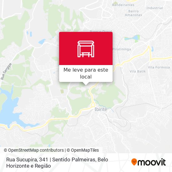 Rua Sucupira, 341 | Sentido Palmeiras mapa
