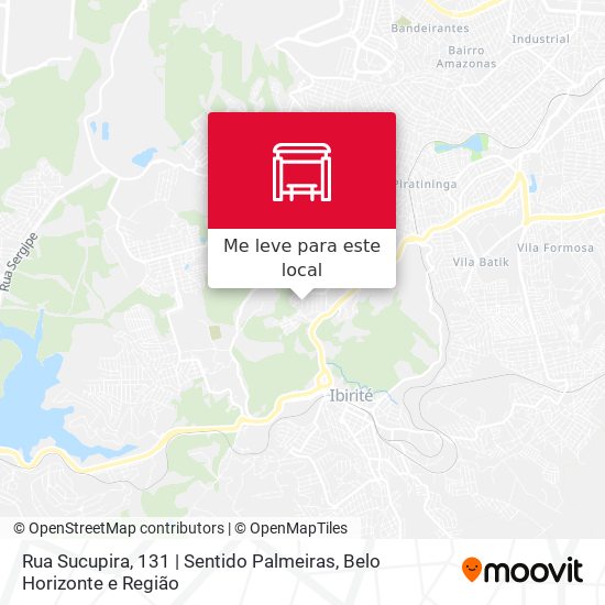 Rua Sucupira, 131 | Sentido Palmeiras mapa