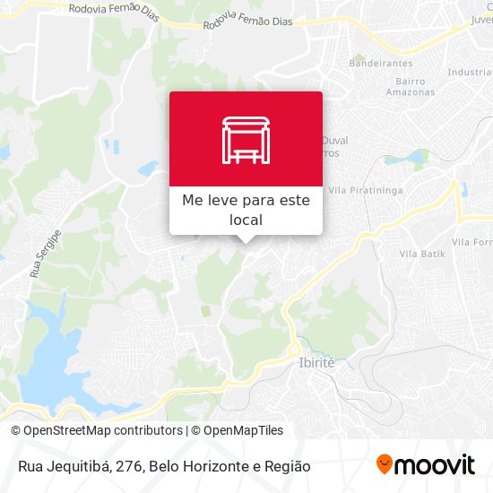 Rua Jequitibá, 276 mapa
