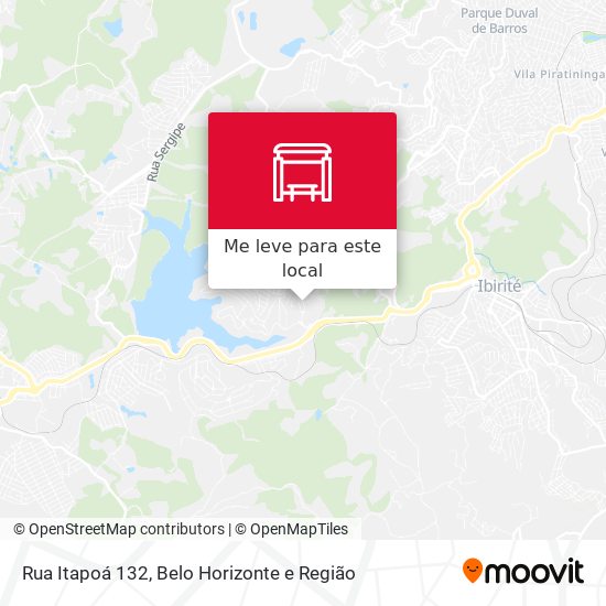 Rua Itapoá 132 mapa