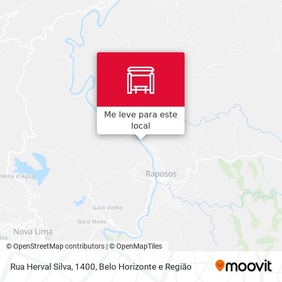 Rua Herval Silva, 1400 mapa
