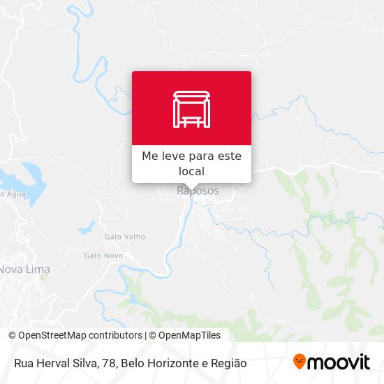 Rua Herval Silva, 78 mapa
