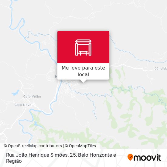 Rua João Henrique Simões, 25 mapa