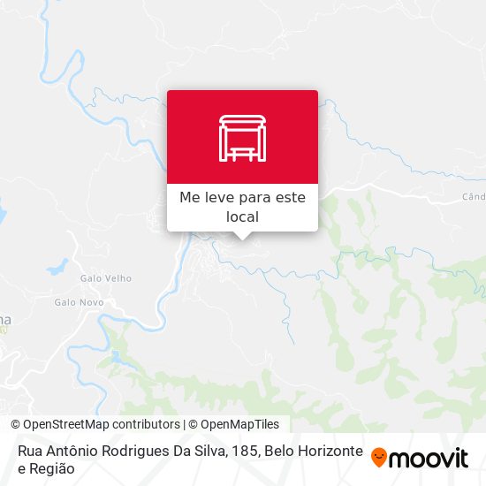 Rua Antônio Rodrigues Da Silva, 185 mapa