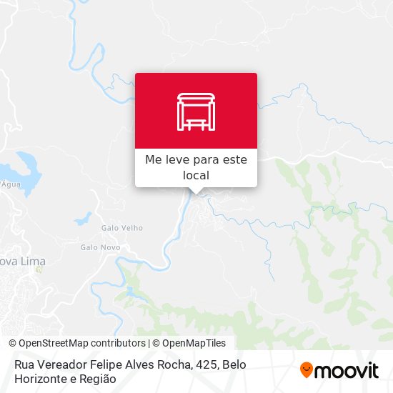 Rua Vereador Felipe Alves Rocha, 425 mapa