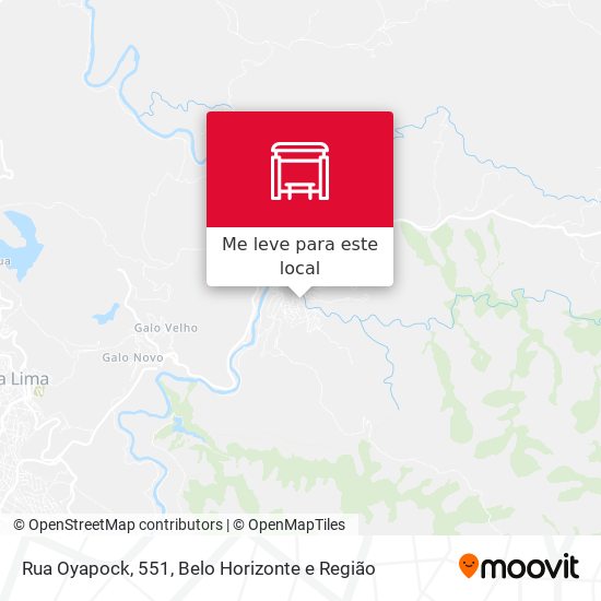 Rua Oyapock, 551 mapa