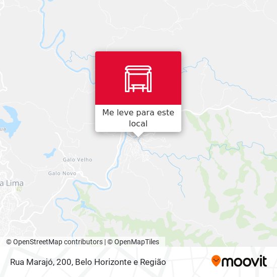 Rua Marajó, 200 mapa