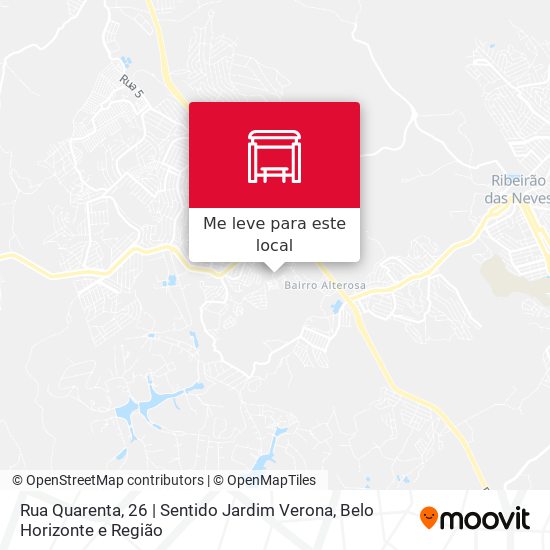 Rua Quarenta, 26 | Sentido Jardim Verona mapa