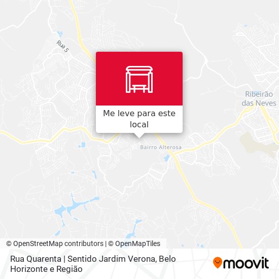 Rua Quarenta | Sentido Jardim Verona mapa